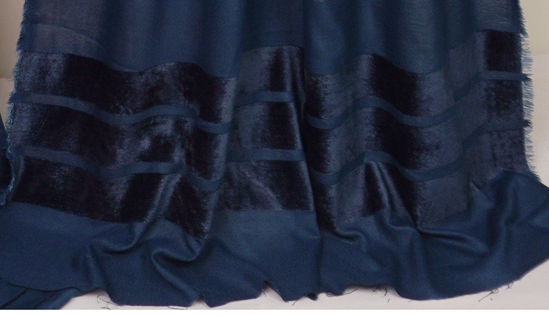 Alpine Velvet line Dhanak baseblue color 3 PC VT07
