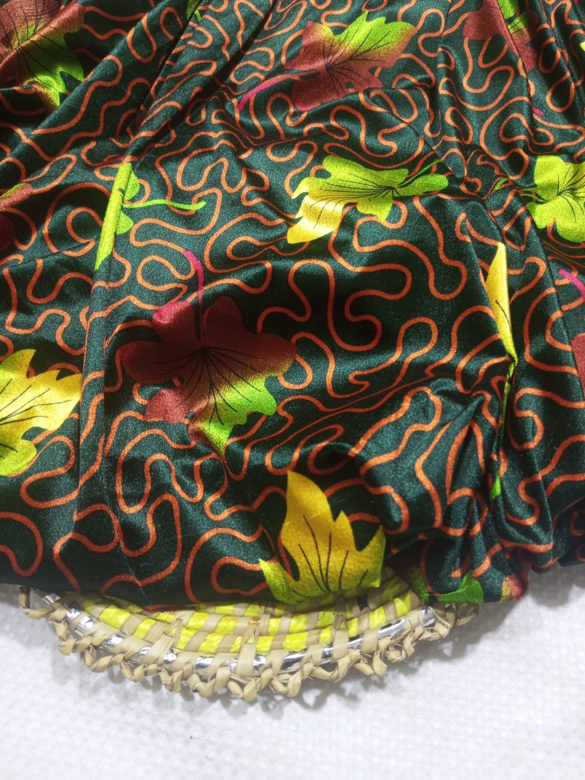 Printed korean velvet allover 2 piece kpv8