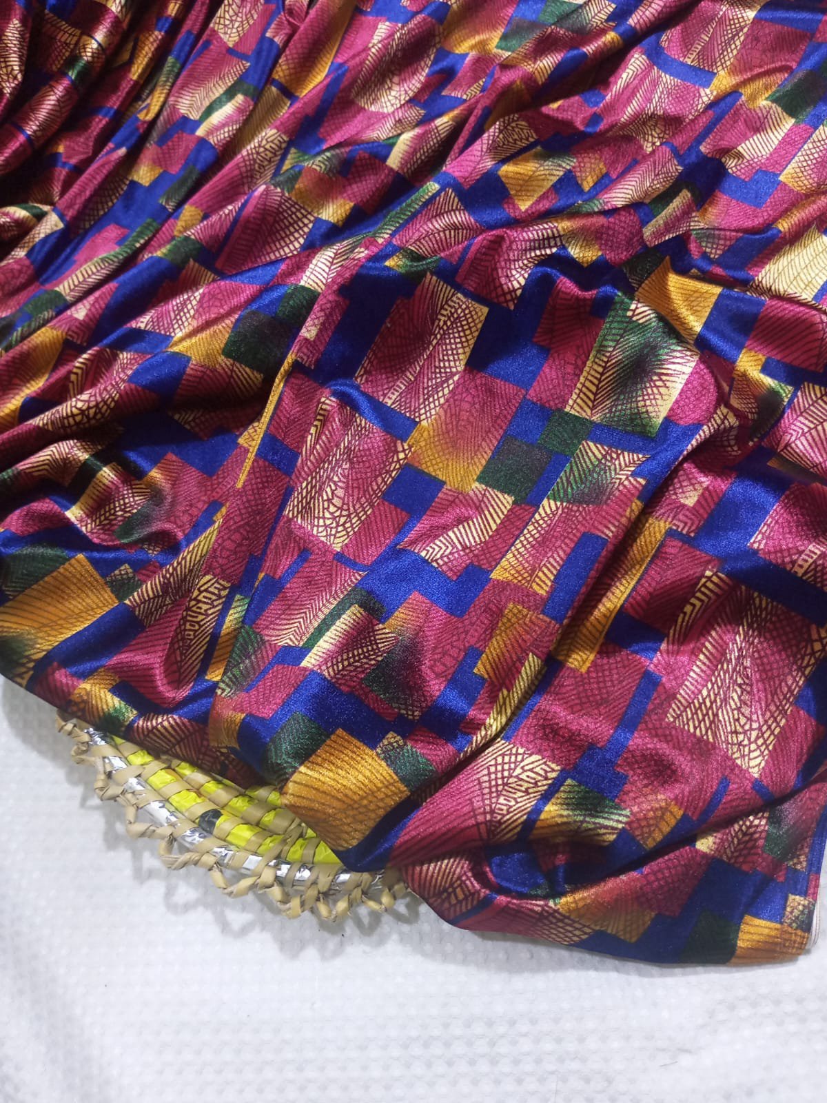 Printed korean velvet allover 2 piece kpv5