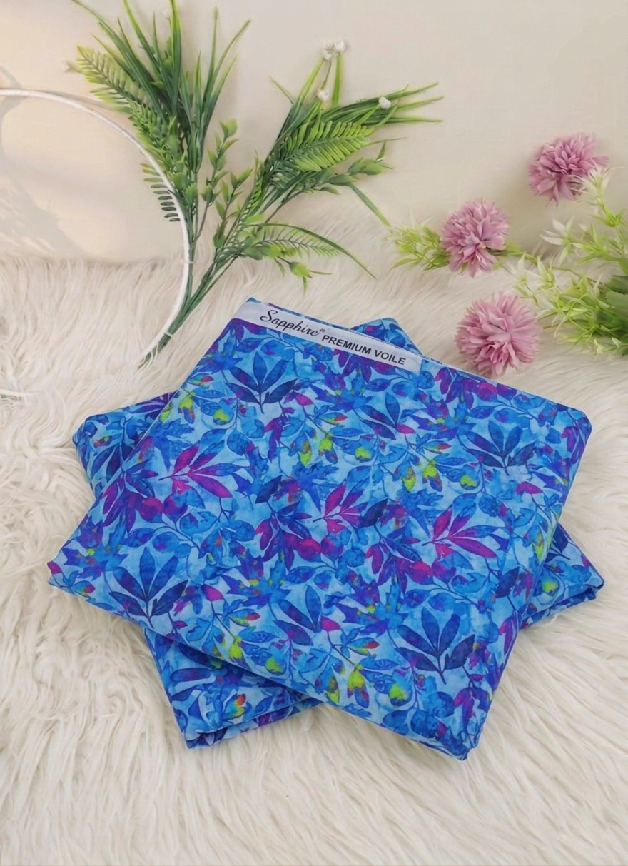 2 piece printed lawn suit L2607