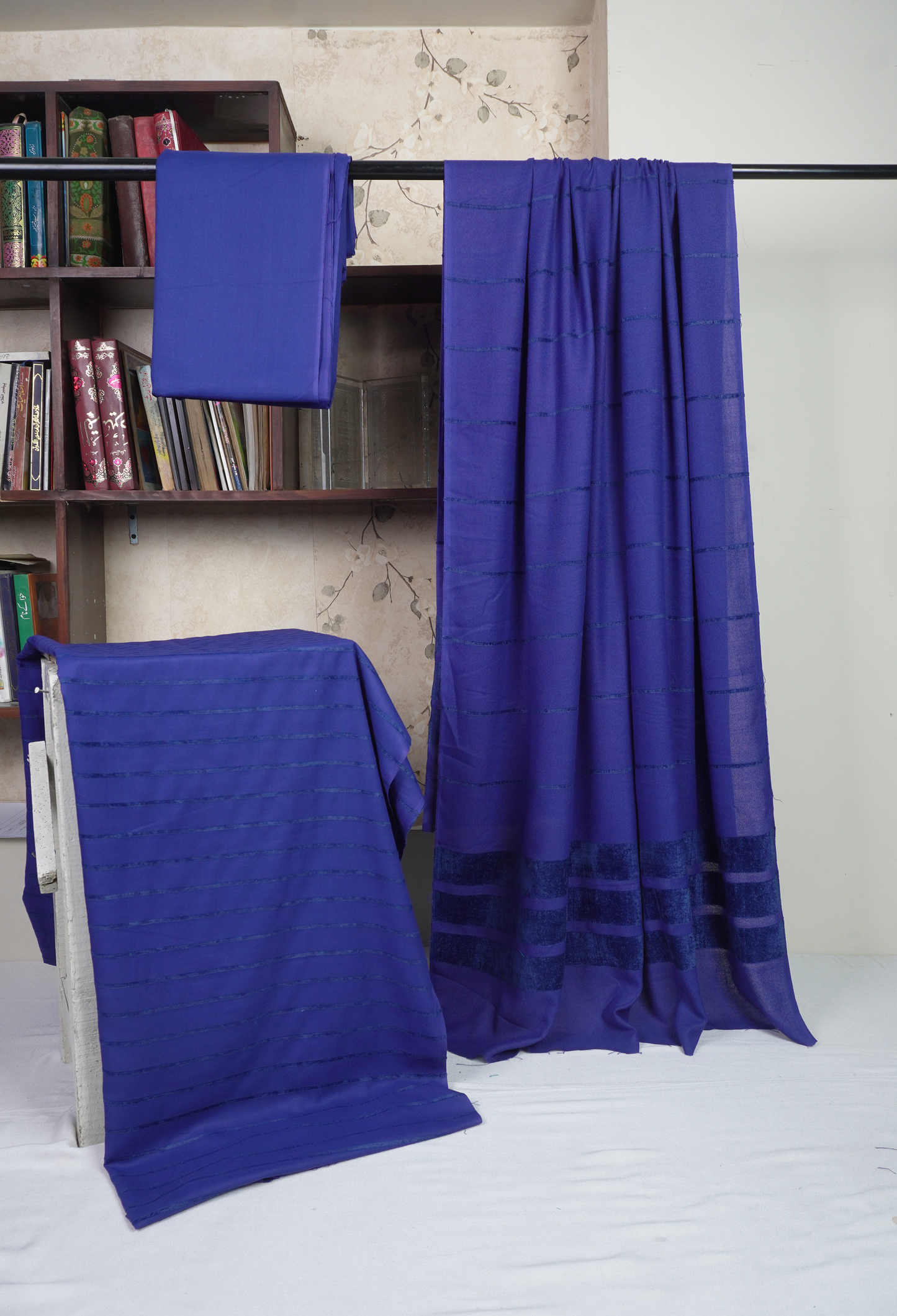 Alpine Velvet line 3 PC Dhanak base color Royal blue VT023