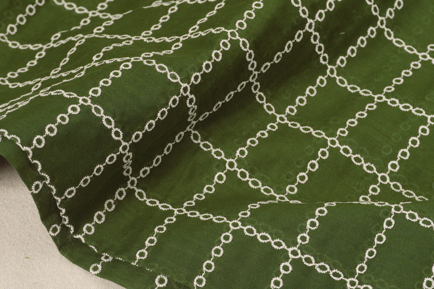 3 piece Lawn Embroided shirt with digital printed dubatta EDD2 Green