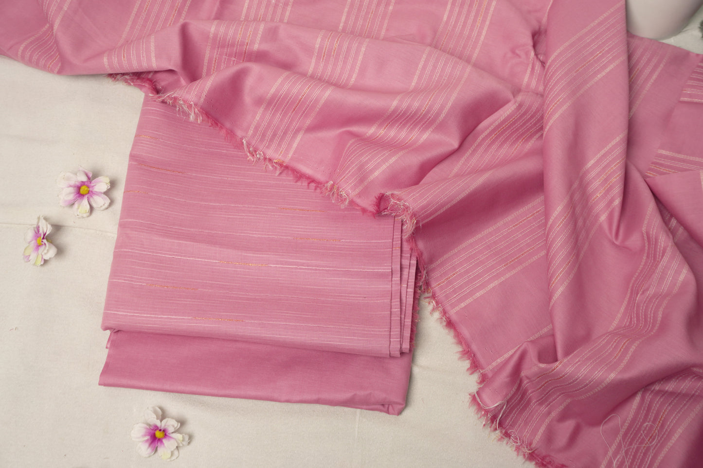 3 Piece doria lawn with banarsi shawl INZBD8