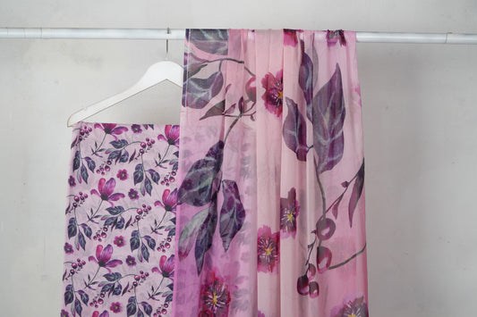 Lawn Printed 3 Piece with Bamber Dubatta BS2