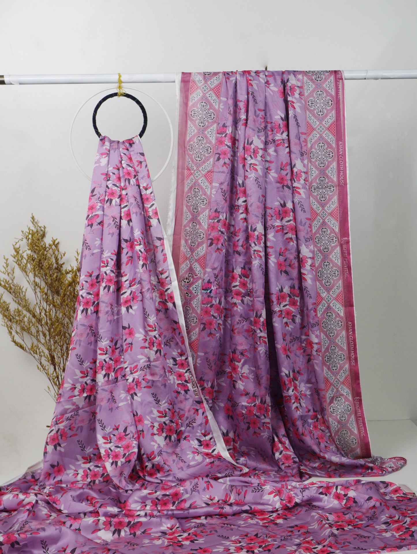 Shamoze Silk printed lulusar 3 piece slk5
