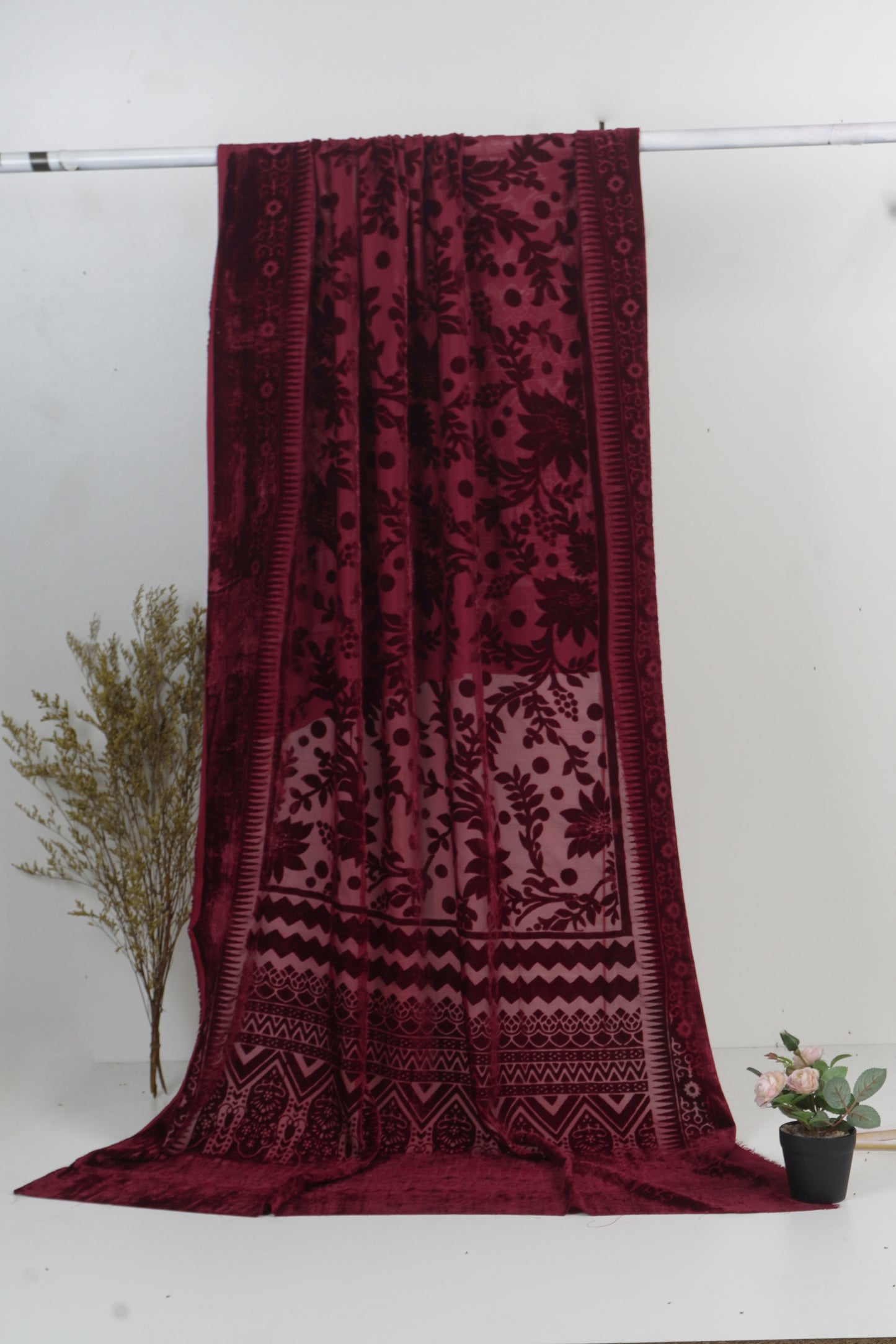 Winter Palachi shawl (maroon ) Ps3