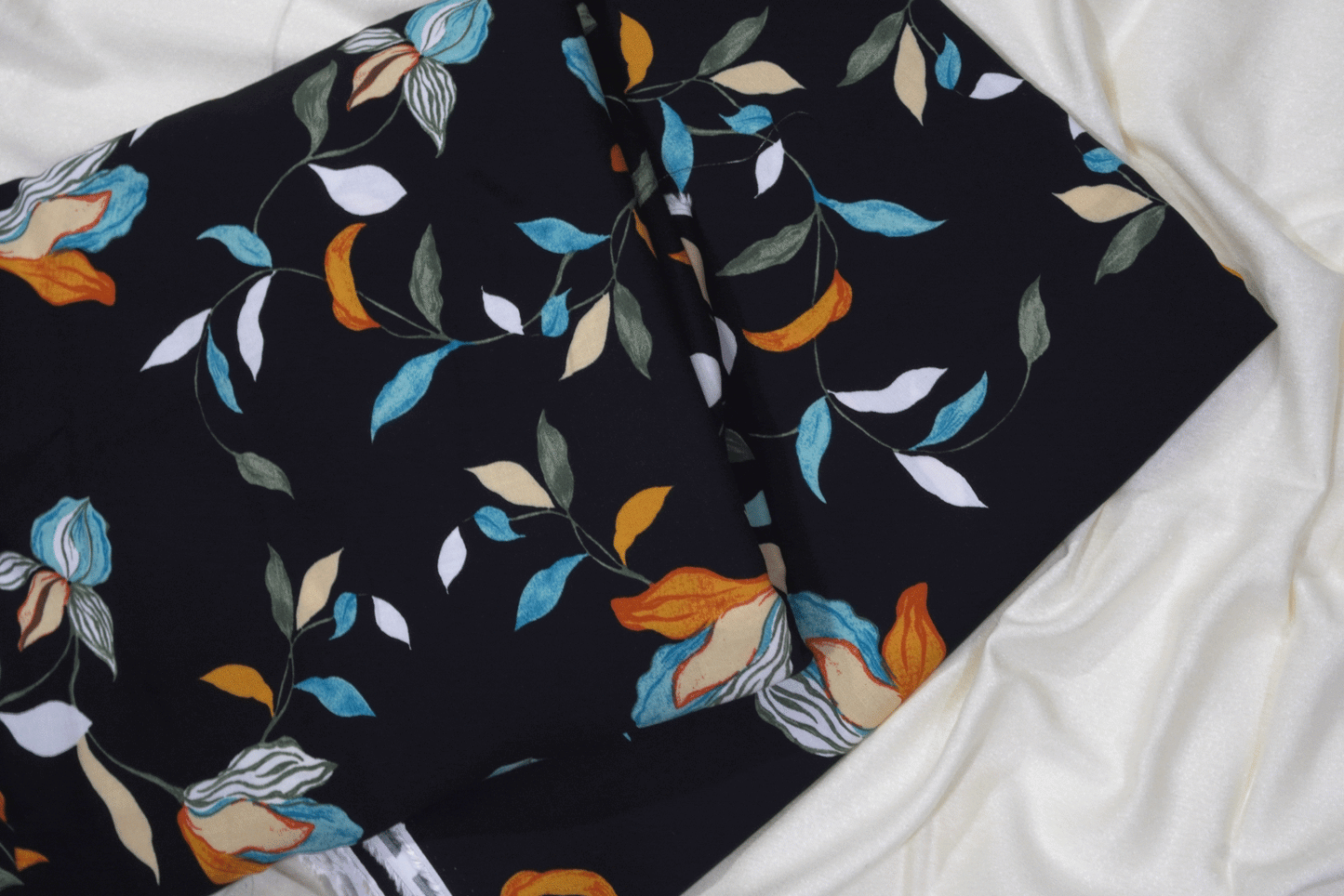 2 piece printed linen suit LW 1