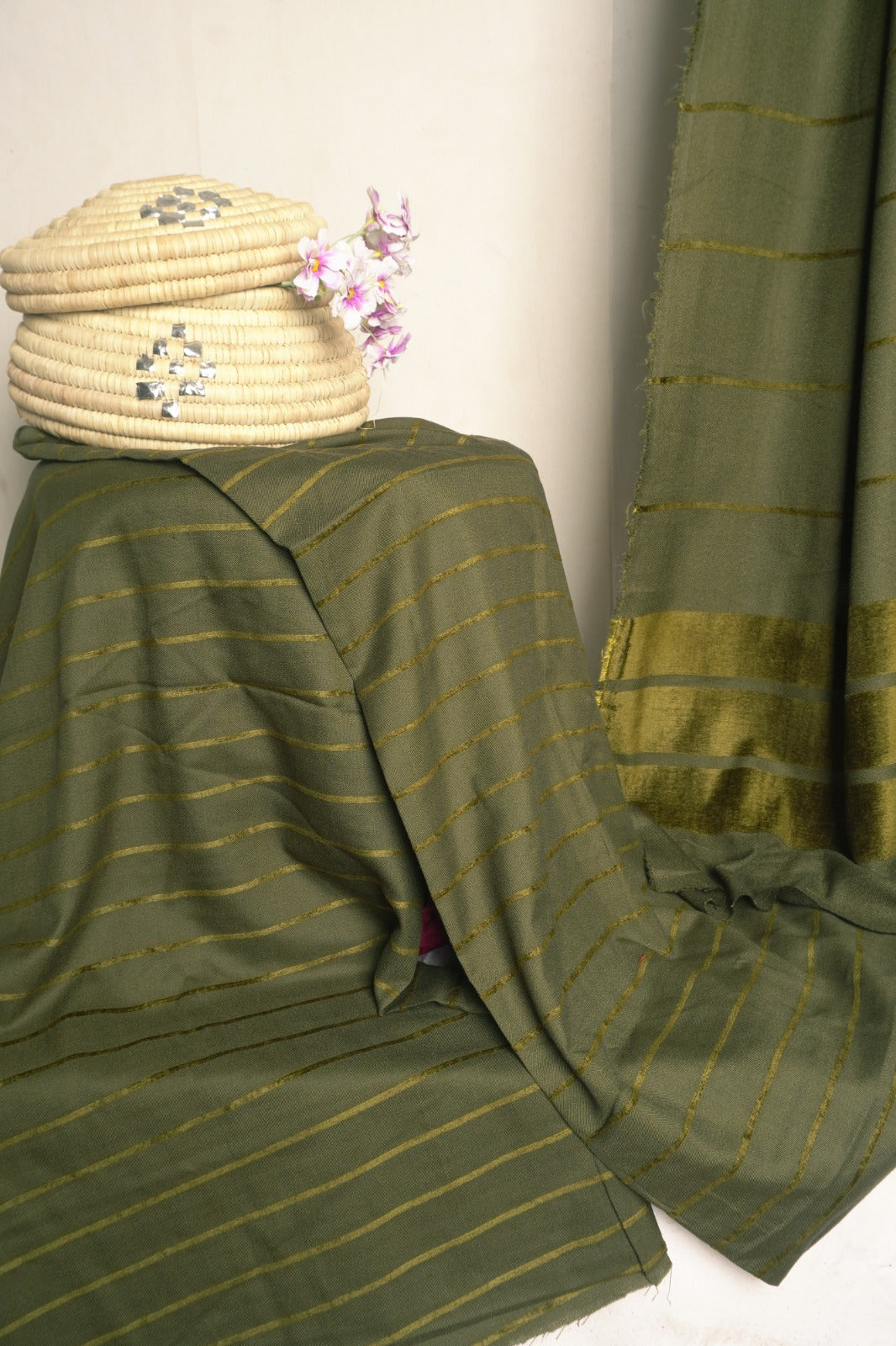 Alpine Velvet line Dhanak base mehndi color 3 PC VT010