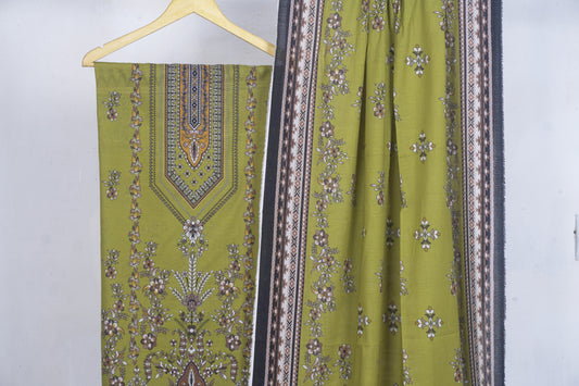 3Piece - Printed BANA DOORIYA Lawn Suit SRD5