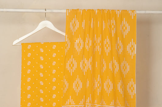 3 piece Lawn Embroided shirt with digital printed dubatta EDD10