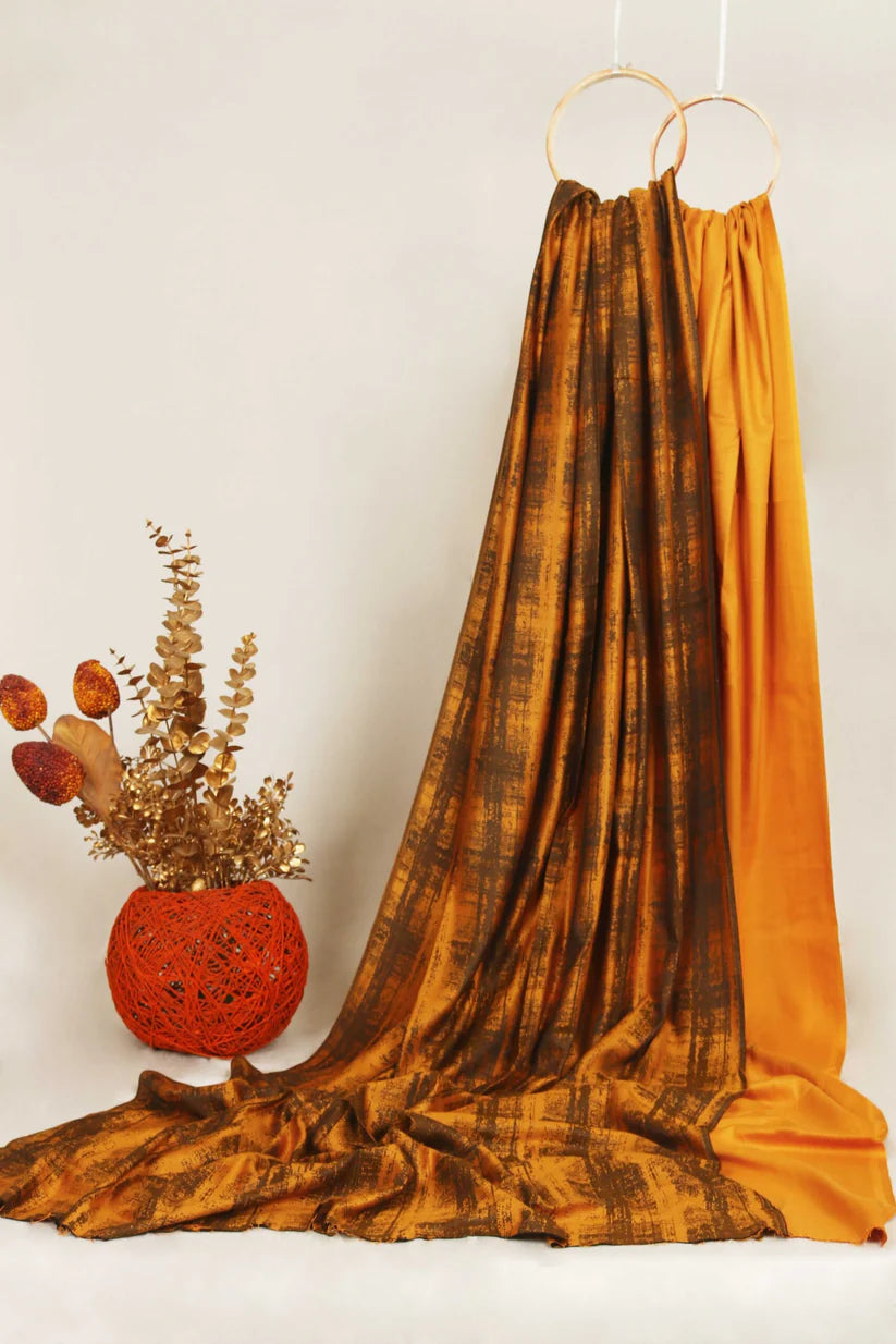 Woolen Weaving 2Piece Mustard