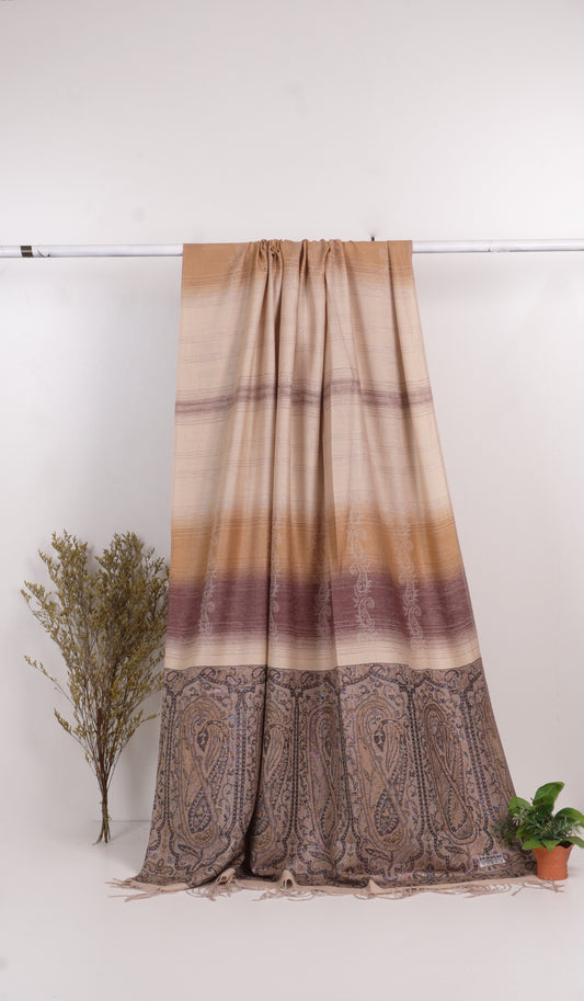 WINTER FANCY WOOL SHAWL DYE AND DYE 10