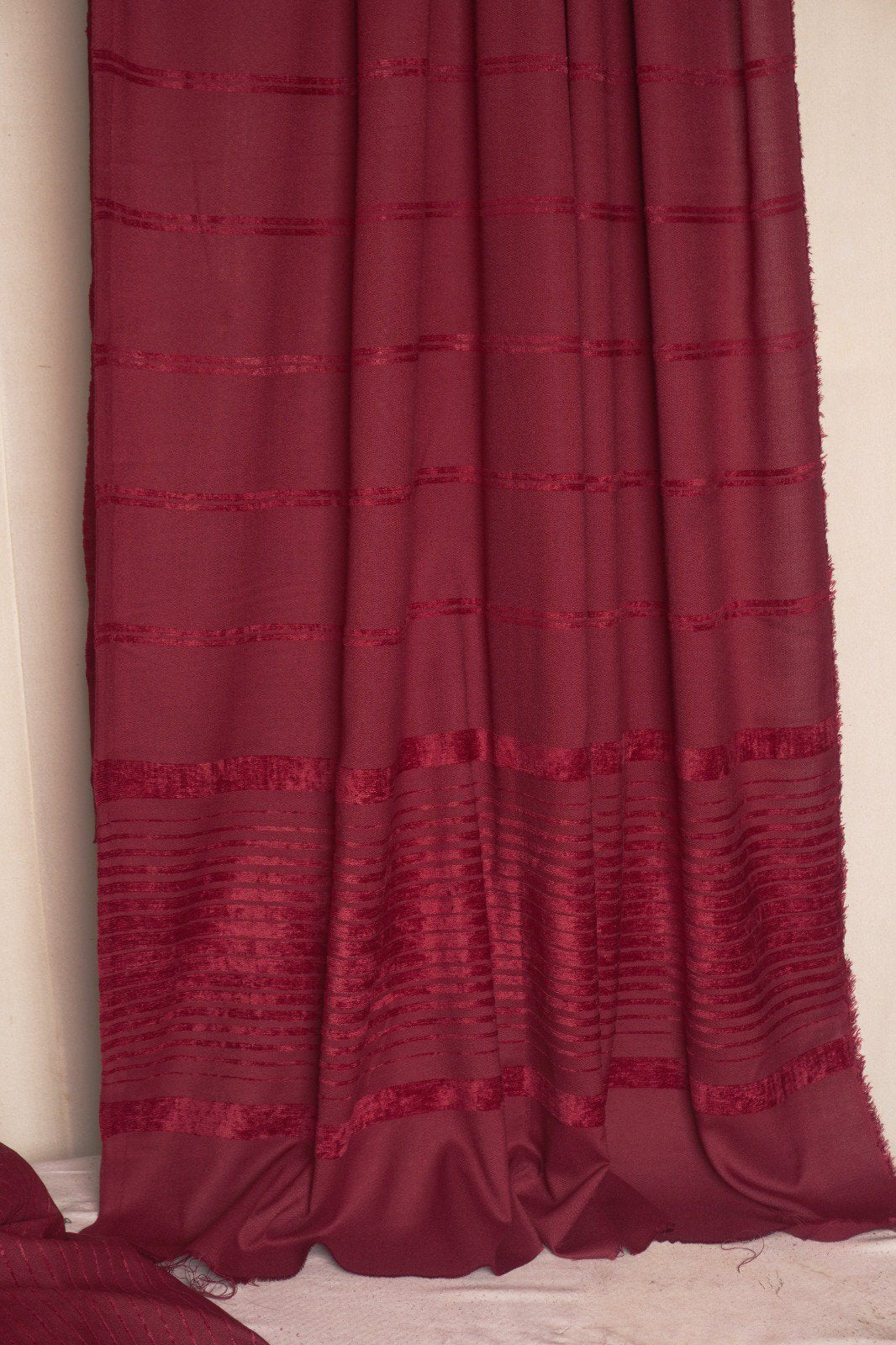 Alpine  Velvet line  Dhanak base Maroon   color 3 PC VT04