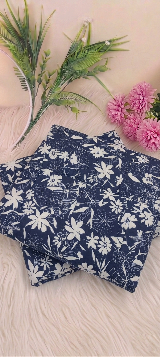 2 piece  printed   lawn suit L2610