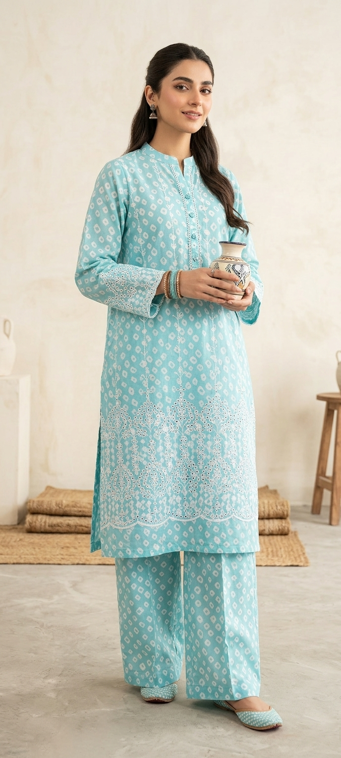 unstitch printed lawn Damman  booring 2 piece d11