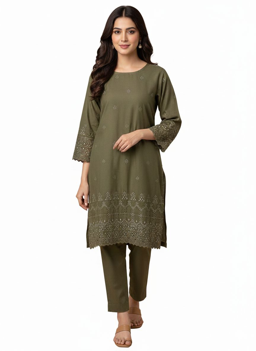 Winter chicken booring 2 piece (mehndi)