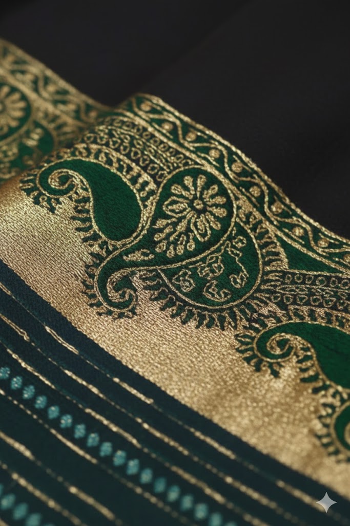 self jacquard pashmina shawl (multi )