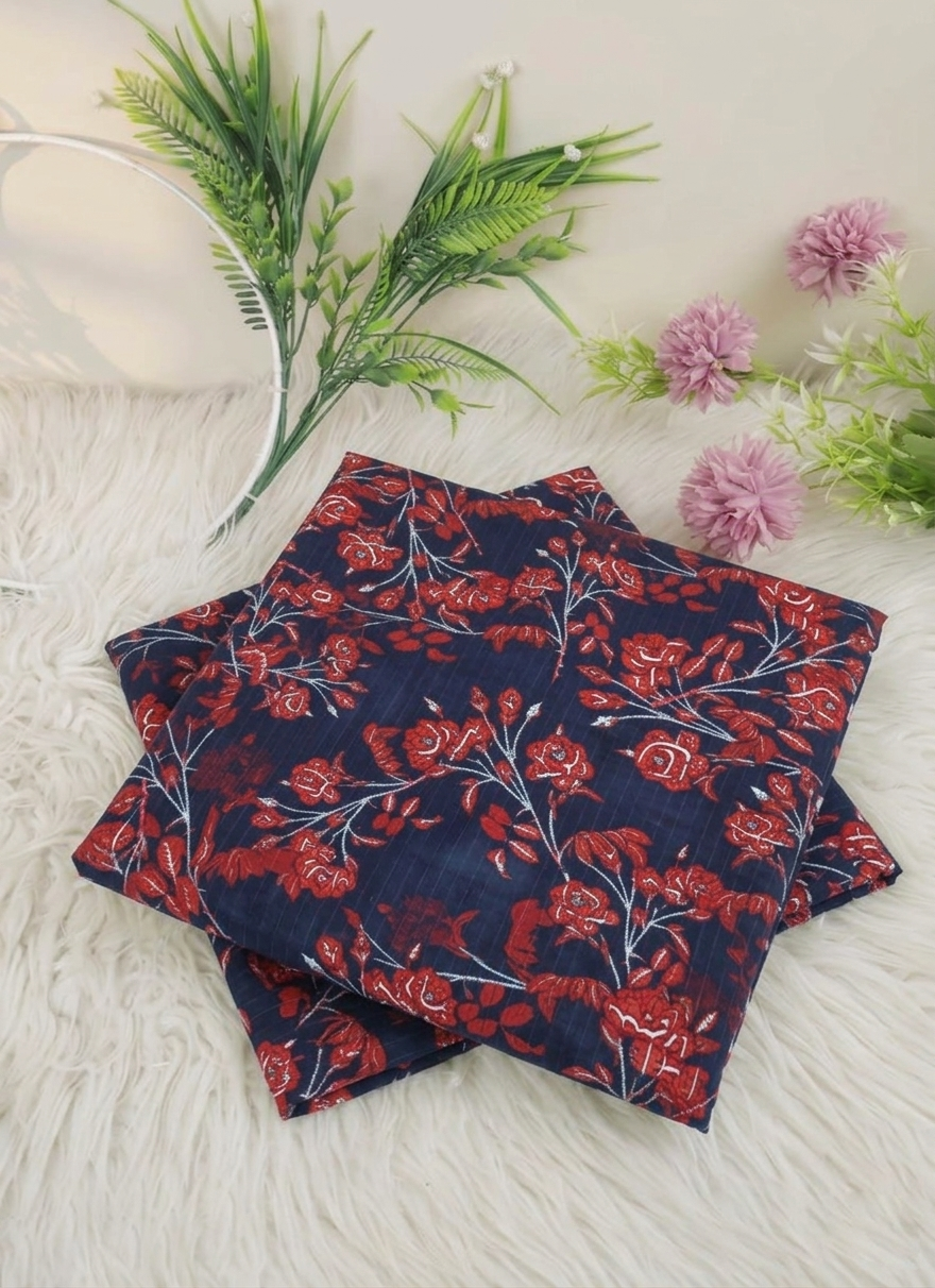 2 piece  printed   lawn suit L2619