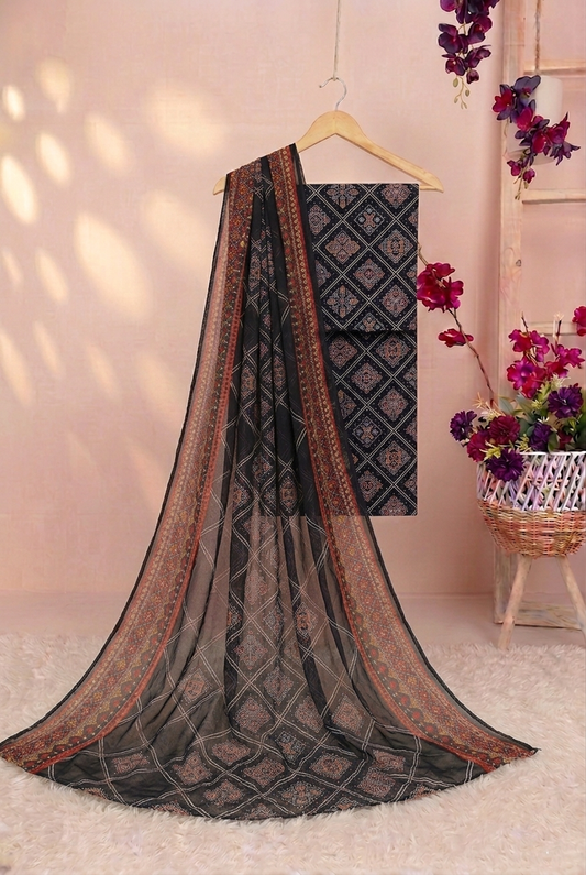 Lawn Printed 3 Piece with Bamber Dubatta BS26.03