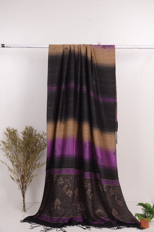 WINTER FANCY WOOL SHAWL DYE AND DYE 07