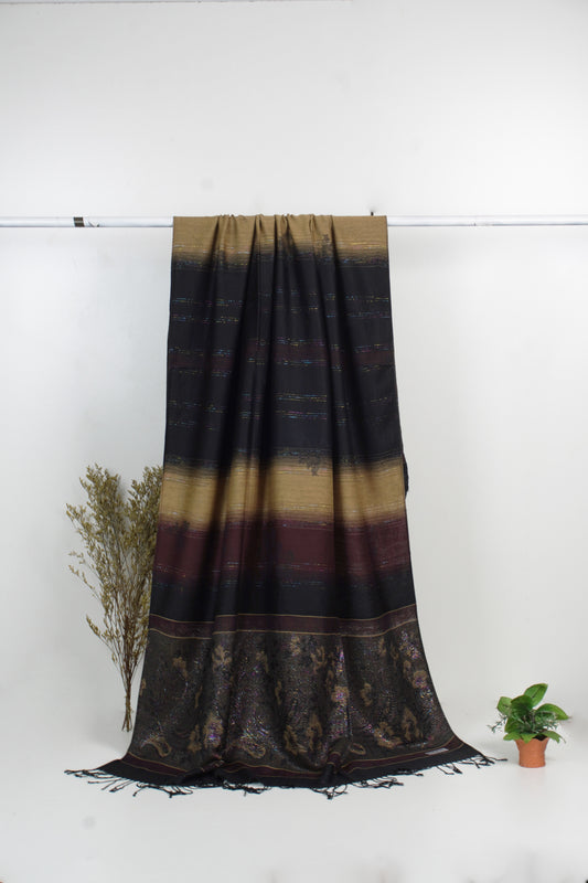 WINTER FANCY WOOL SHAWL DYE AND DYE 09