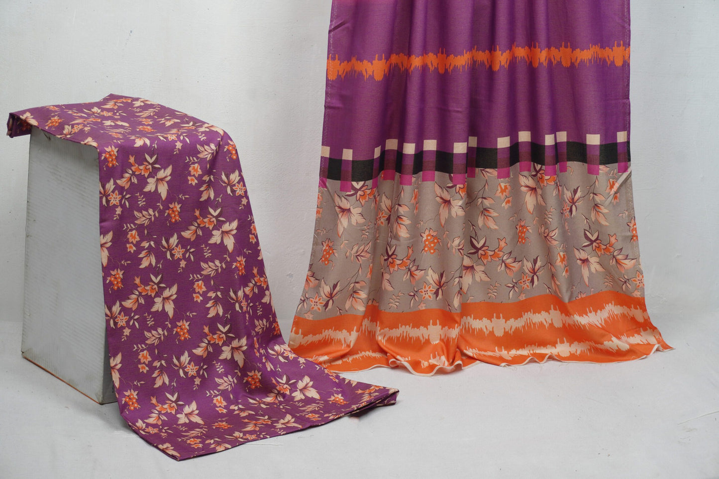 Wrinkle free shamry linen 3 piece D 9