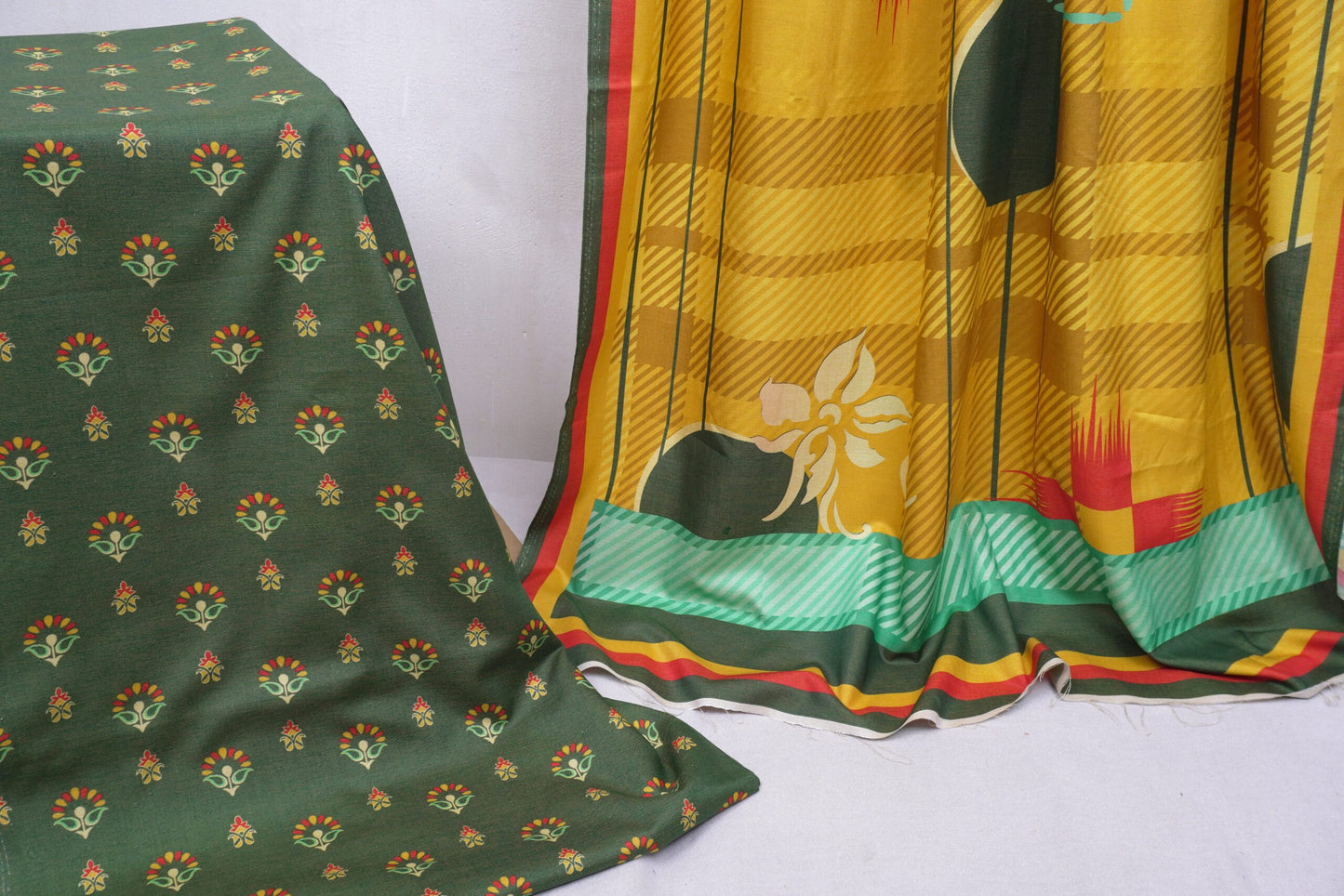 Wrinkle free shamry linen 3 piece D 7