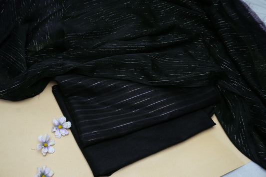 Printed 3 piece with zariline shiffon Dubatta ZLAT18