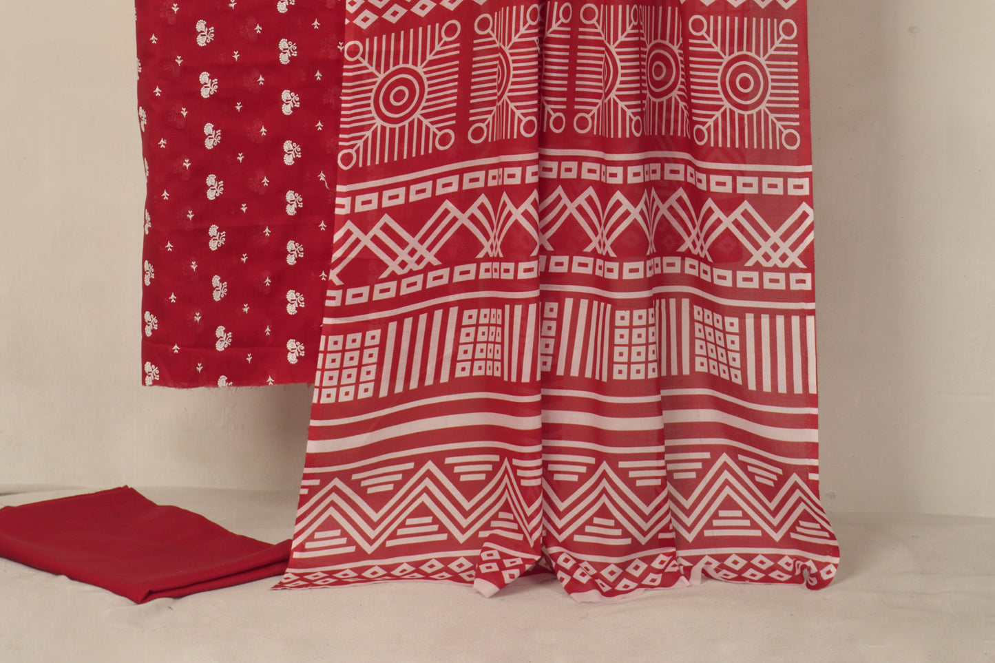 3 piece Lawn Embroided shirt with  digital printed dubatta EDD11