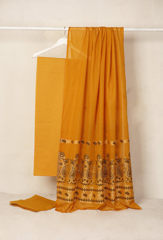 Lawn 3 piece with light weight Jacquard shawl     BSLa1