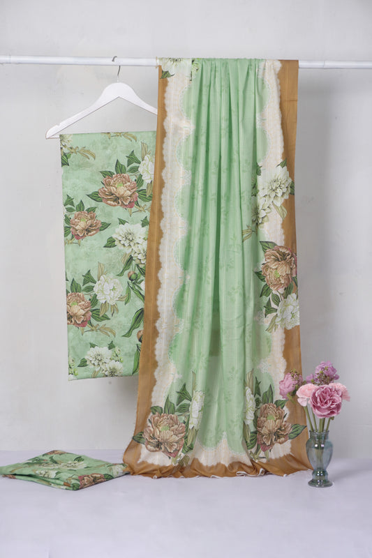 3Piece - Printed   Lawn Suit LPT 12