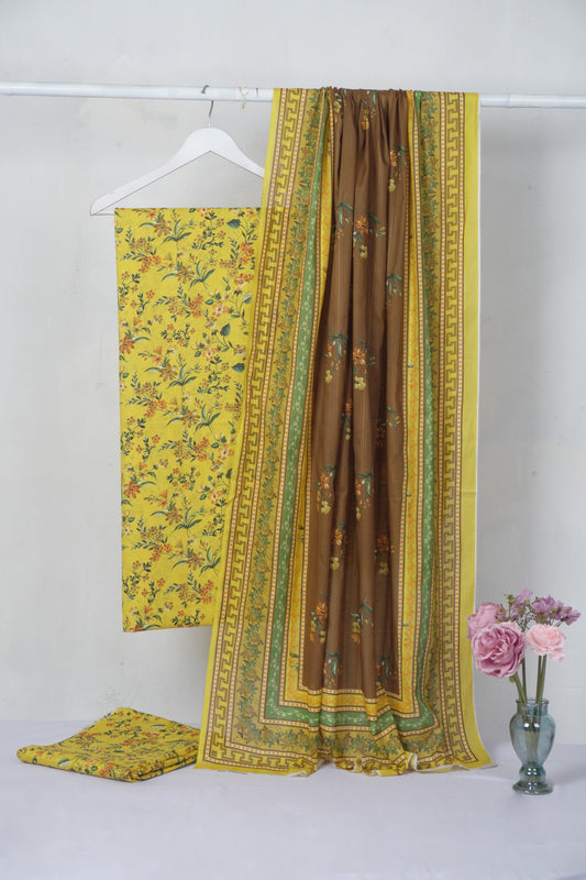 3Piece - Printed   Lawn Suit LPT 10