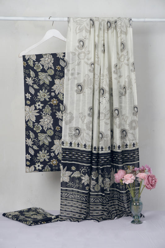 3Piece - Printed   Lawn Suit LPT1