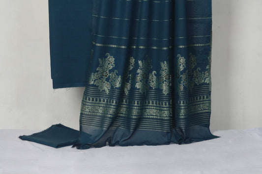 Lawn 3 piece with light weight Jacquard shawl        BSLB7
