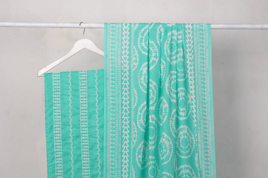 3 piece Lawn Embroided shirt with  digital printed dubatta EDD13