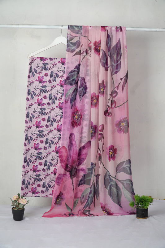 Lawn Printed 3 Piece with Bamber Dubatta BS2