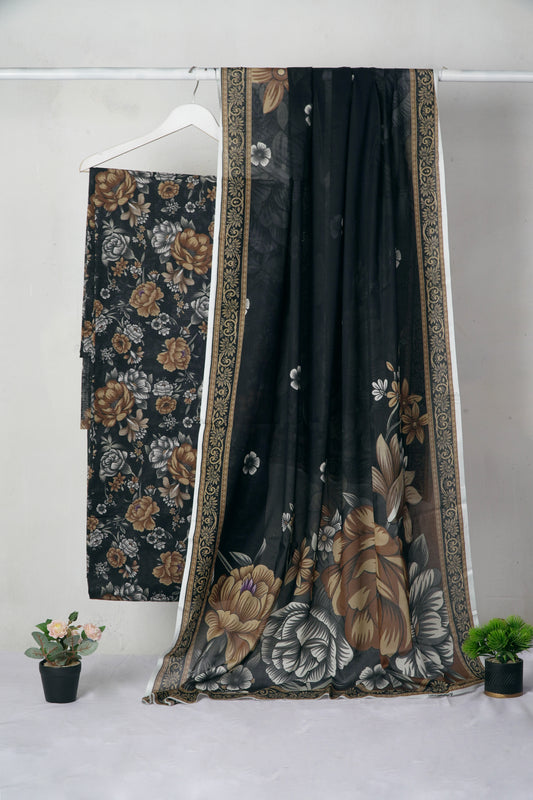 3Piece - Printed   Lawn Suit LPT19