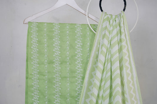 3 piece Lawn Embroided shirt with  digital printed dubatta EDD16