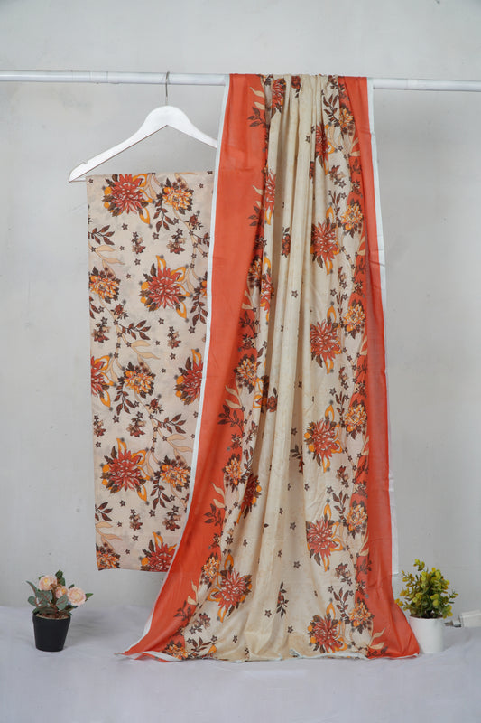3Piece - Printed   Lawn Suit LPT27