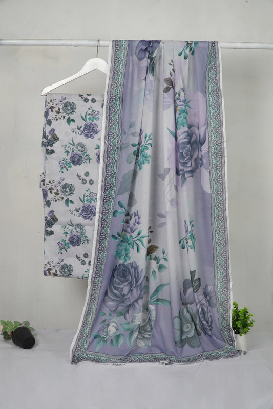 3Piece - Printed   Lawn Suit LPT26