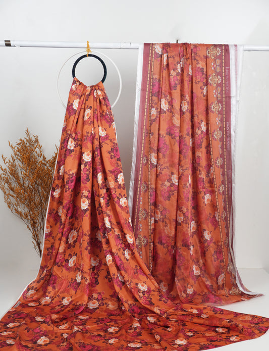 Shamoze Silk  printed lulusar 3  piece slk2