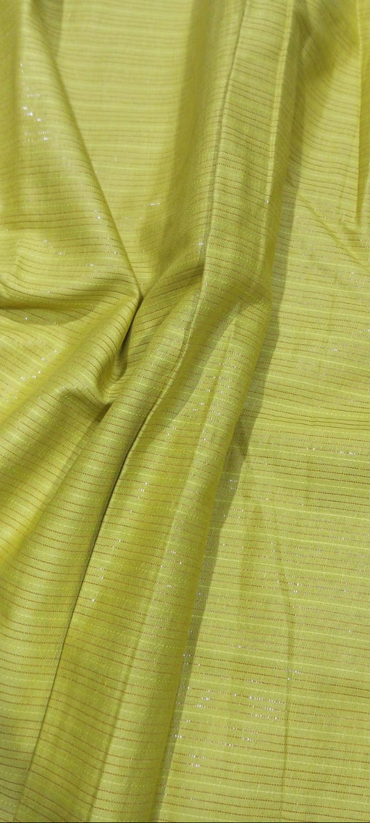 lawn Zari line   2-piece   lime green