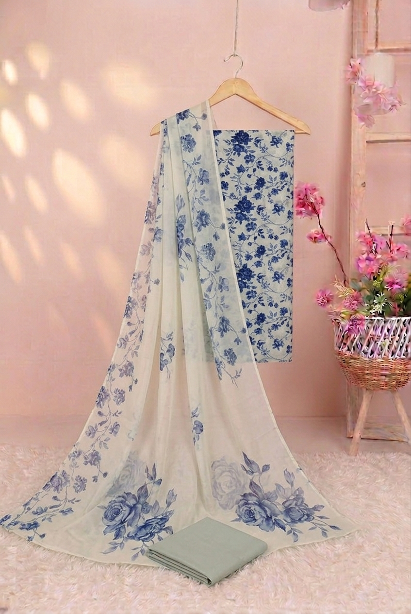 3Piece - Printed Lawn Suit eitamadLD2