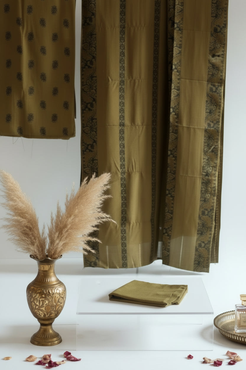 dhanak jacquard 3 piece