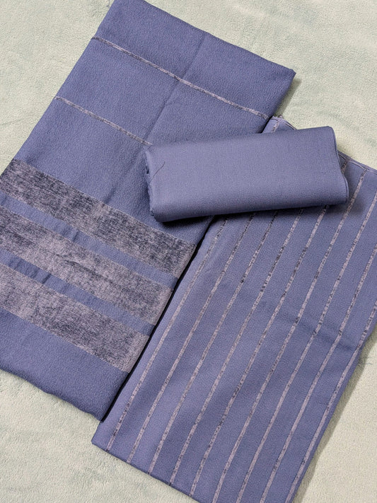 ALPINE VELVET MARINA 3PC LUXURY WINTER MIDNIGHT BLUE