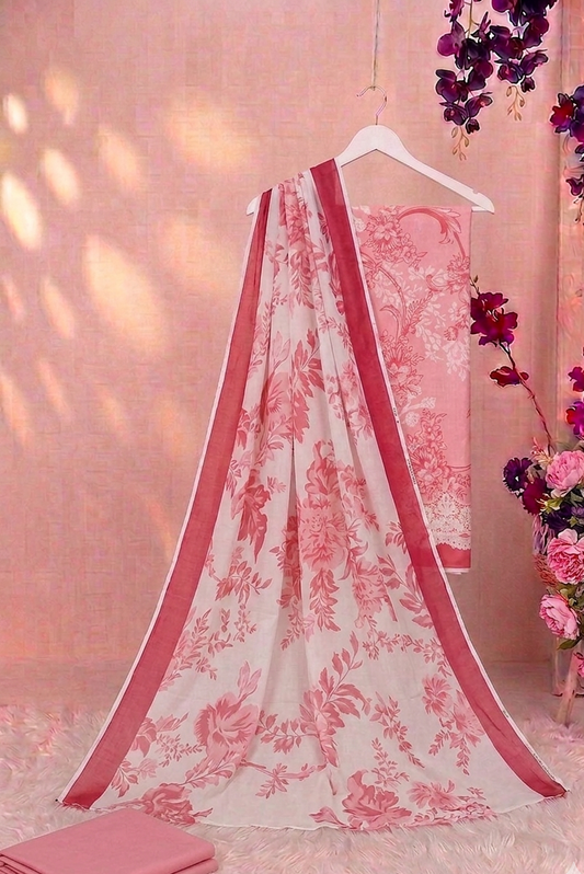 3Piece - Printed   Lawn Suit KCP3