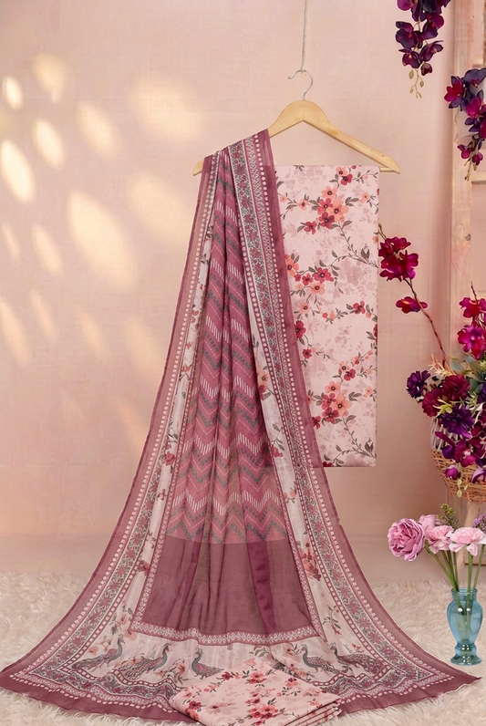 3Piece - Printed   Lawn Suit LPT4