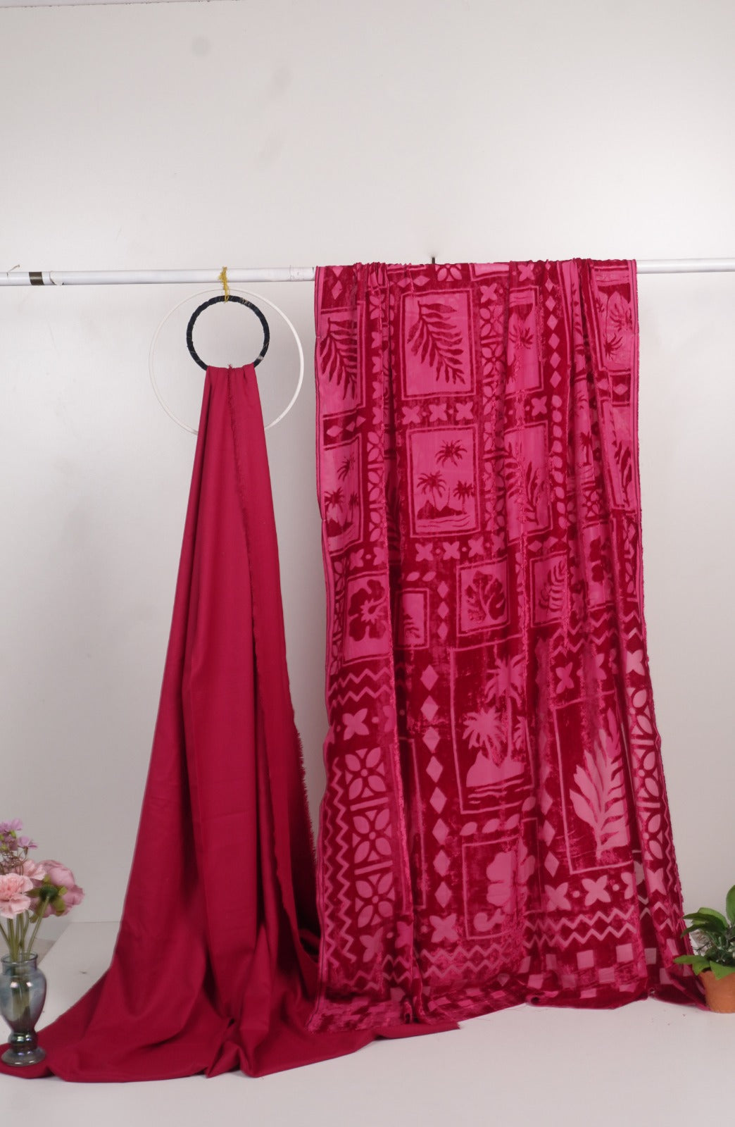 3 piece winter Palachi Shawl with Moon light  Marina shirt and trousee (shooking ) FD2
