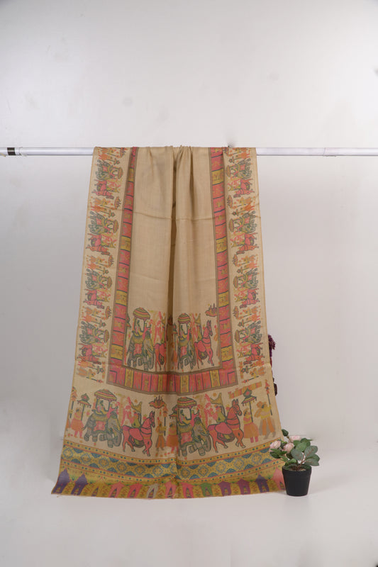 Acralic Printed   Pashmina staller (Elpnt)
