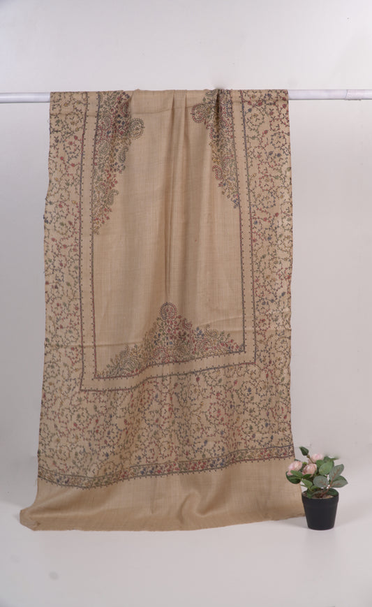 Acralic Printed   Pashmina staller (Embroidrd )